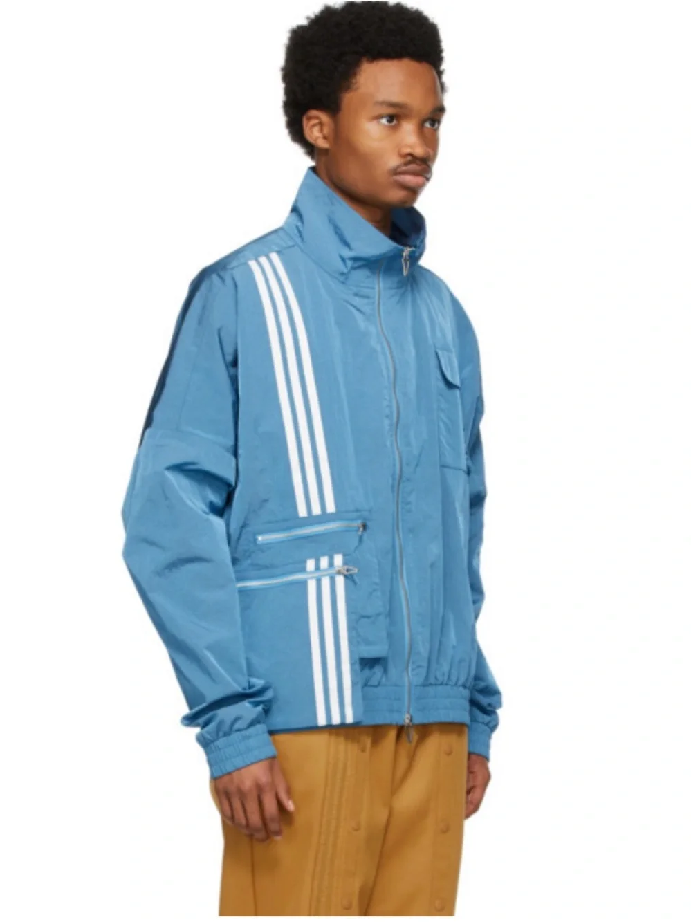 Adidas × IVY PARK Blue Nylon Track Jacket and Pants Size 2XL NWT